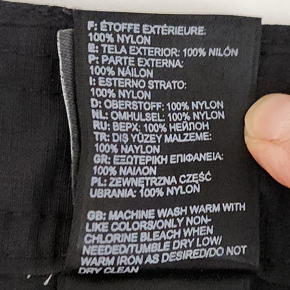 THE NORTH FACE Roll-Up Trail Pants – Black Hiking Cargo, Size 14 - Picture 14 of 16